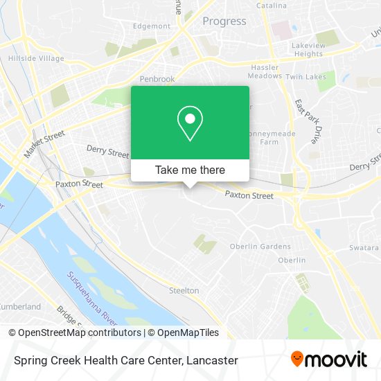 Spring Creek Health Care Center map