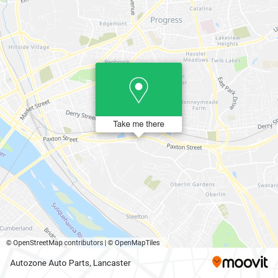 Autozone Auto Parts map