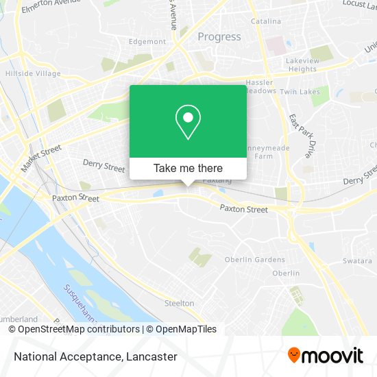 Mapa de National Acceptance