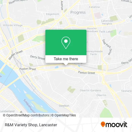 R&M Variety Shop map