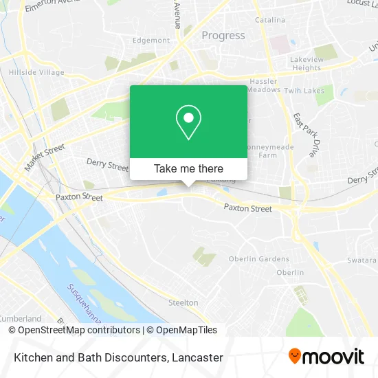 Kitchen and Bath Discounters map