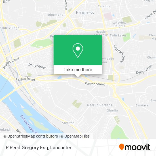 Mapa de R Reed Gregory Esq