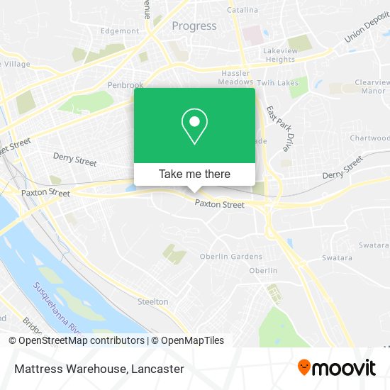 Mapa de Mattress Warehouse