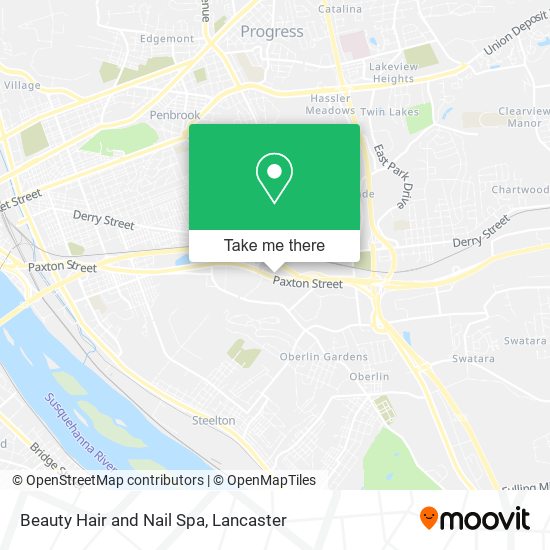 Beauty Hair and Nail Spa map
