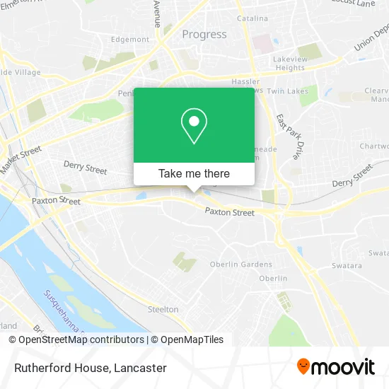 Rutherford House map