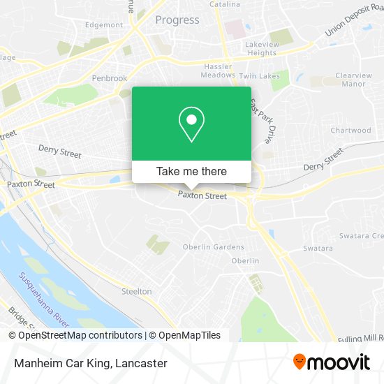 Mapa de Manheim Car King