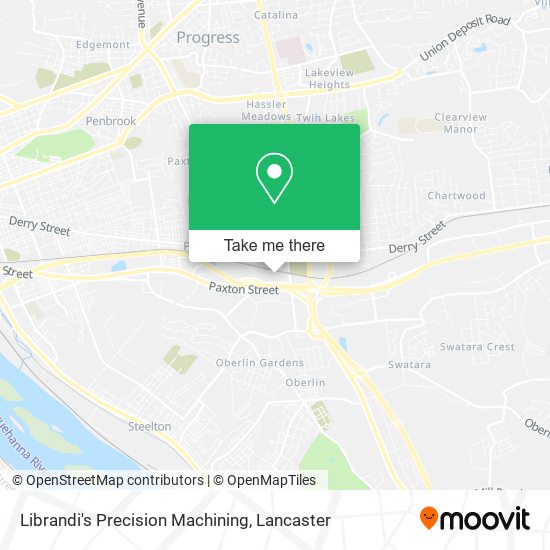 Librandi's Precision Machining map