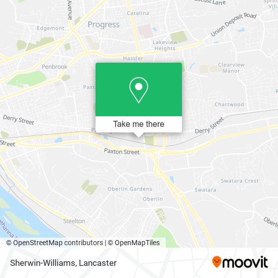 Mapa de Sherwin-Williams