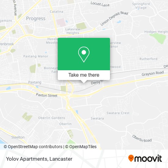 Yolov Apartments map