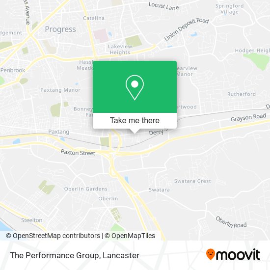 The Performance Group map