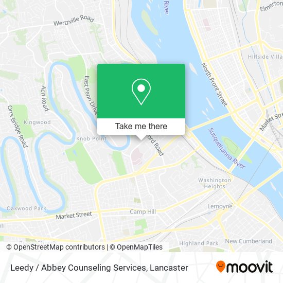 Leedy / Abbey Counseling Services map