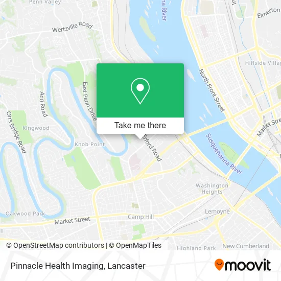 Pinnacle Health Imaging map