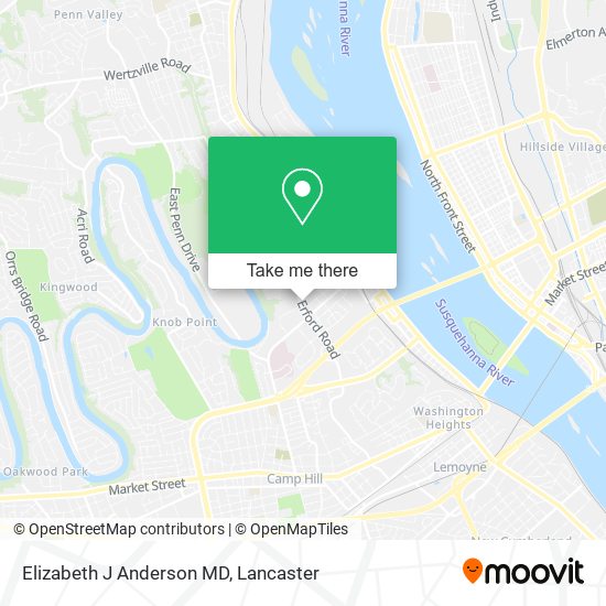 Elizabeth J Anderson MD map