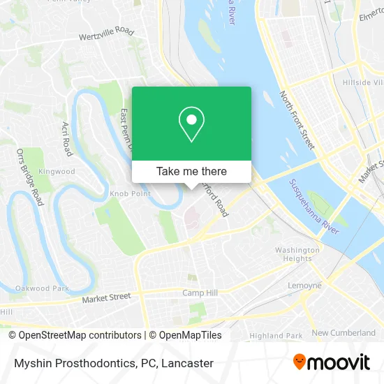 Myshin Prosthodontics, PC map