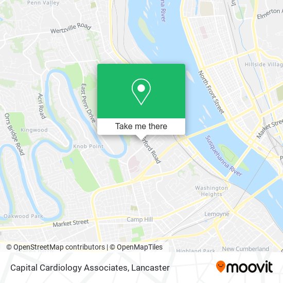 Capital Cardiology Associates map