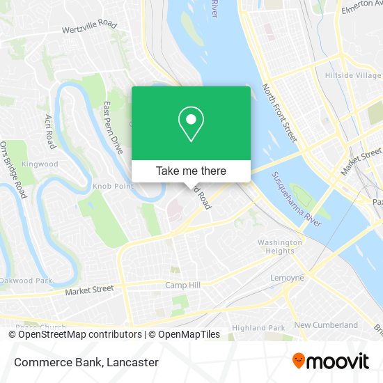 Mapa de Commerce Bank