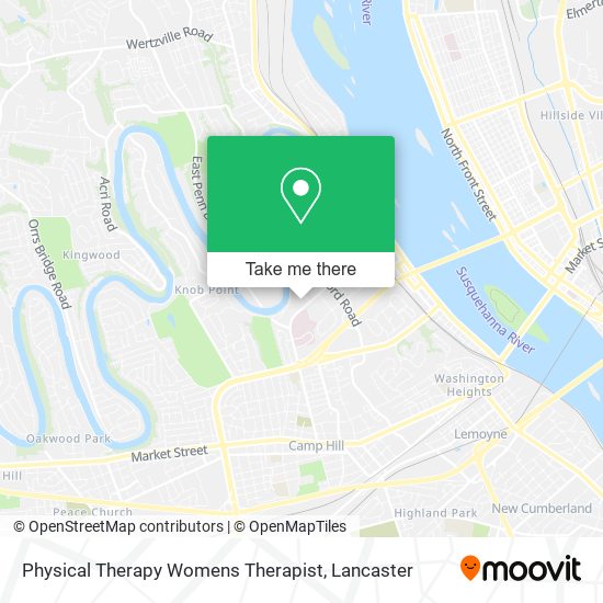 Physical Therapy Womens Therapist map