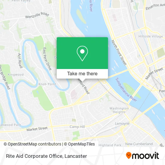 Rite Aid Corporate Office map