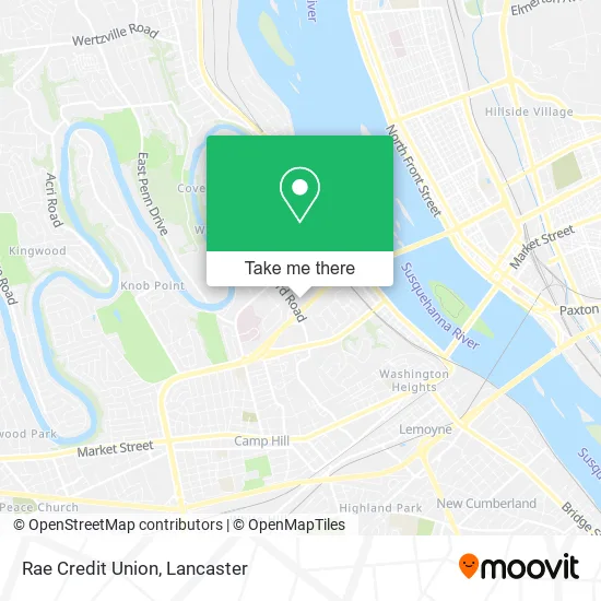 Rae Credit Union map