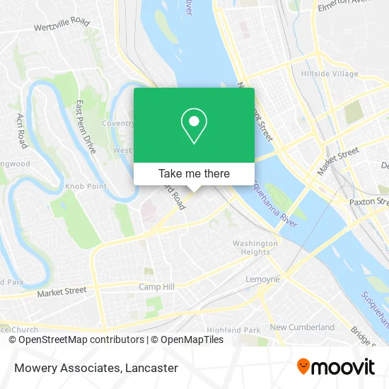 Mowery Associates map