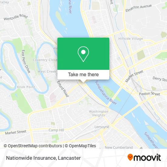 Nationwide Insurance map