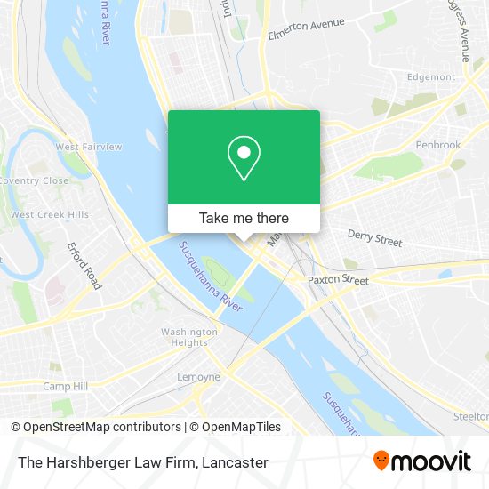 The Harshberger Law Firm map