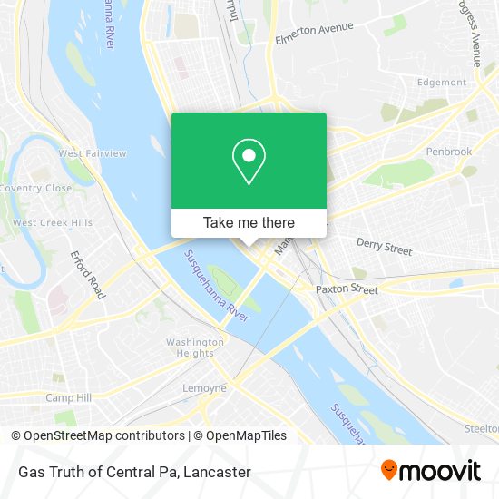 Mapa de Gas Truth of Central Pa