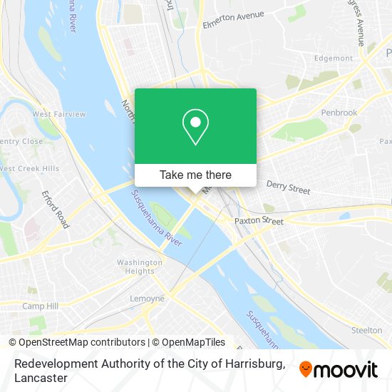 Redevelopment Authority of the City of Harrisburg map