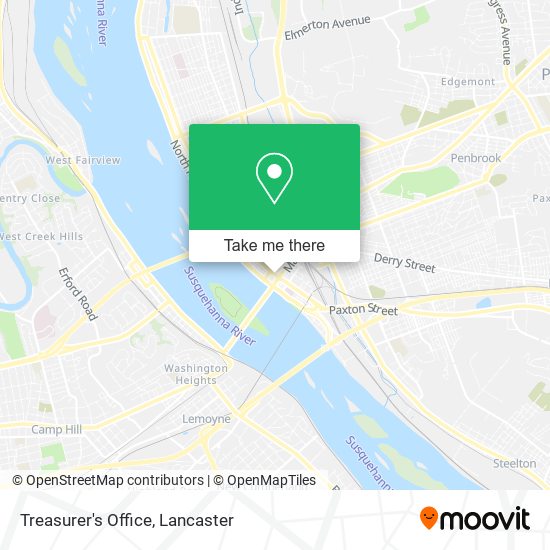 Treasurer's Office map