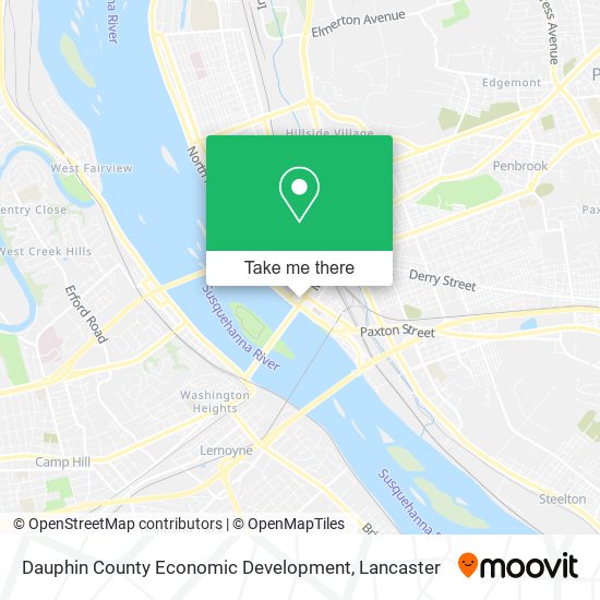 Mapa de Dauphin County Economic Development