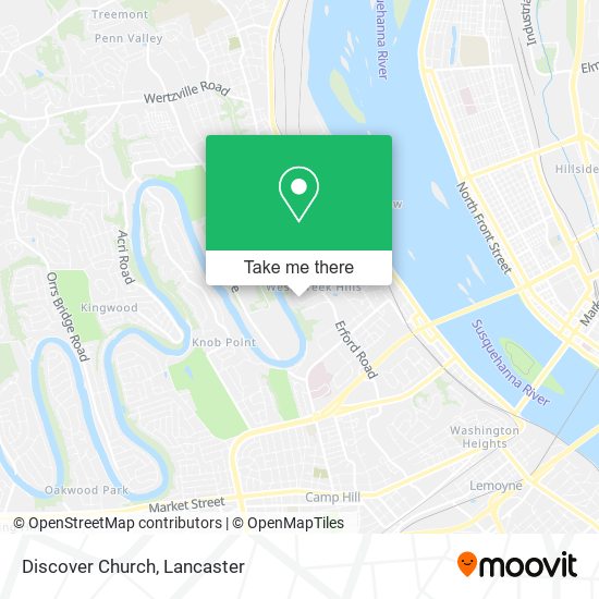 Mapa de Discover Church