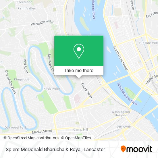 Spiers McDonald Bharucha & Royal map