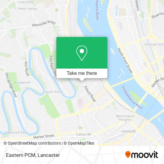 Mapa de Eastern PCM