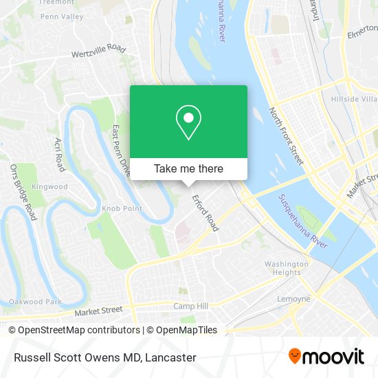 Russell Scott Owens MD map