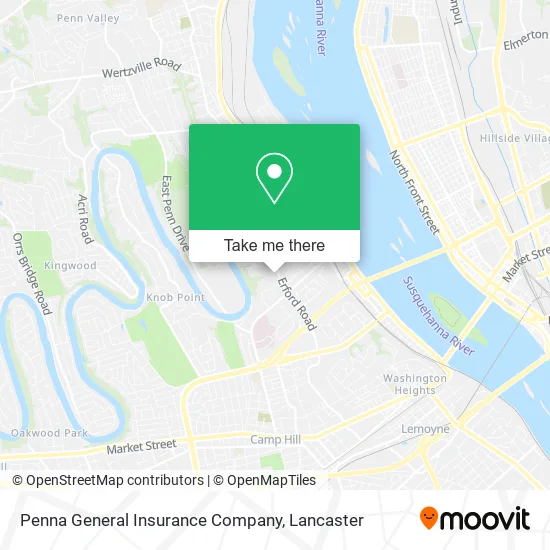 Penna General Insurance Company map