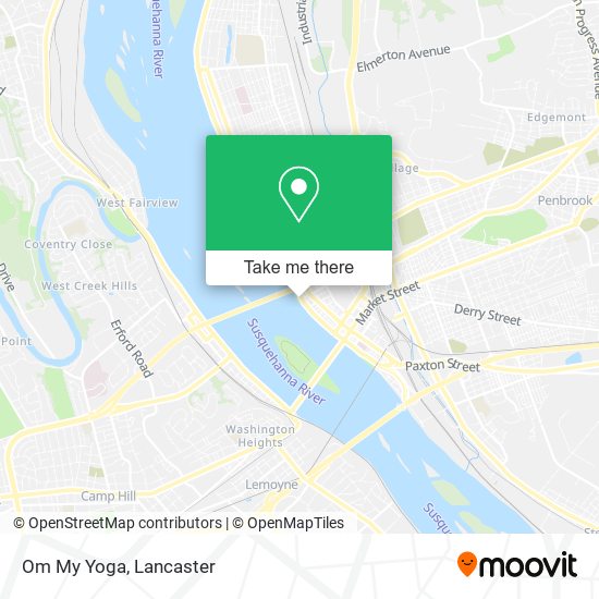 Mapa de Om My Yoga