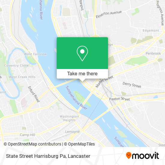 Mapa de State Street Harrisburg Pa