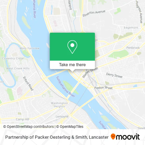 Partnership of Packer Oesterling & Smith map