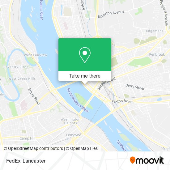 Mapa de FedEx