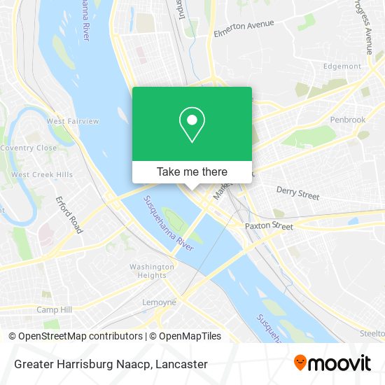 Greater Harrisburg Naacp map