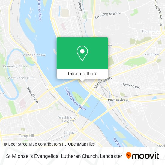 St Michael's Evangelical Lutheran Church map