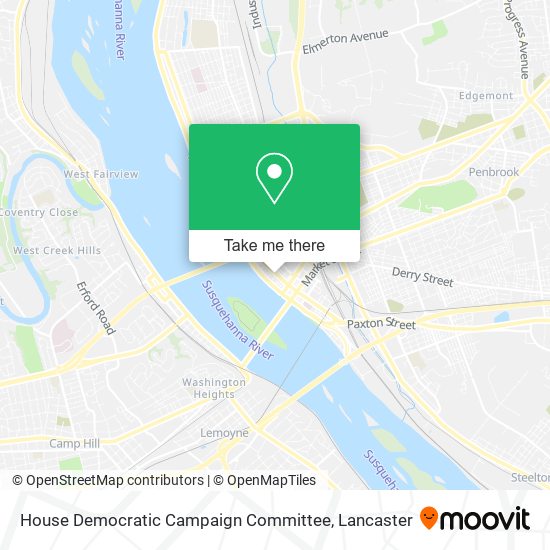 House Democratic Campaign Committee map