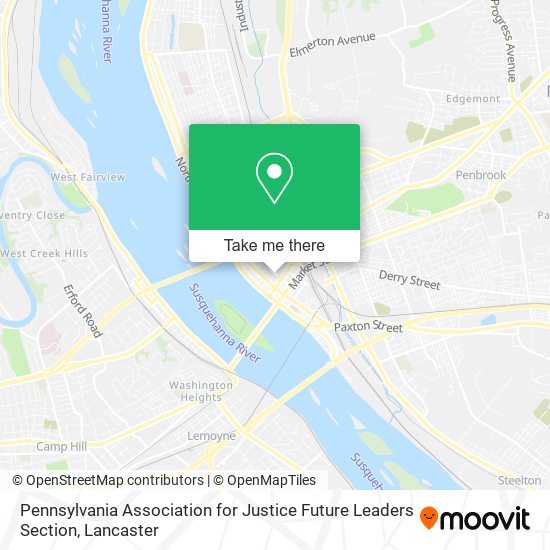 Pennsylvania Association for Justice Future Leaders Section map