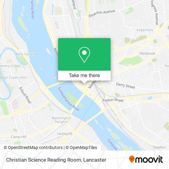 Mapa de Christian Science Reading Room