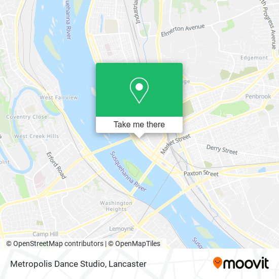 Metropolis Dance Studio map