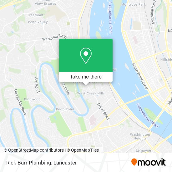 Mapa de Rick Barr Plumbing