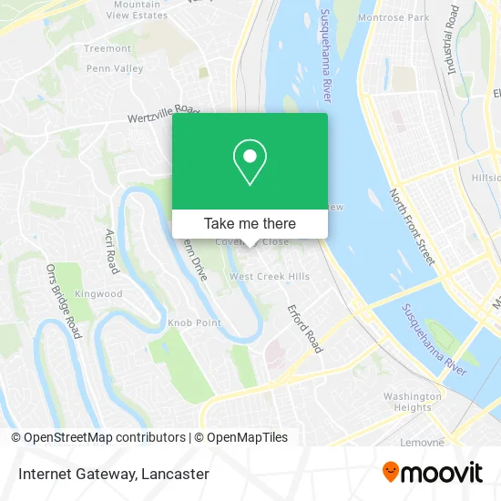 Internet Gateway map