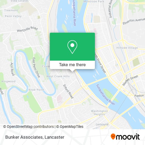 Bunker Associates map