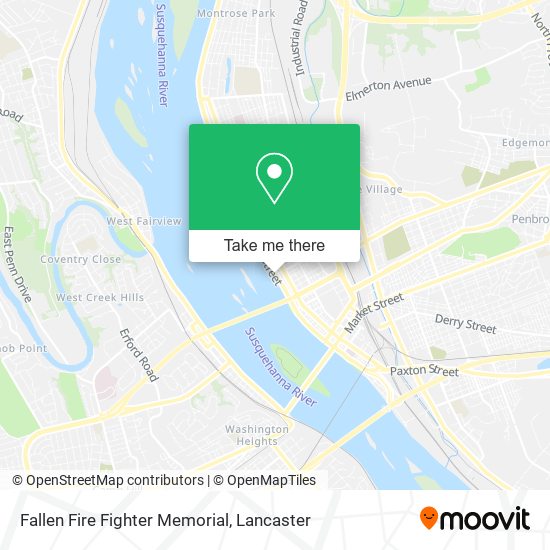 Fallen Fire Fighter Memorial map