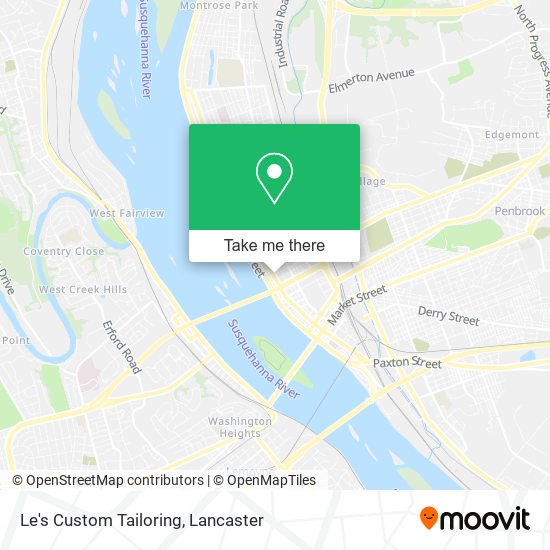 Le's Custom Tailoring map